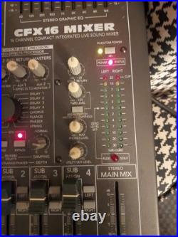 Mackie cfx16 mk2 16 channel compact integrated live sound mixer