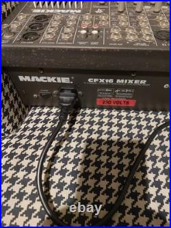 Mackie cfx16 mk2 16 channel compact integrated live sound mixer