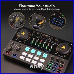 Maono Maonocaster E2 Podcast Audio Interface PC/Mac/iOS/Android NEW