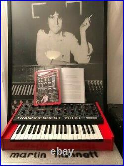 Martin Hannett Joy Division Producer his Red Transcendent 2000 synth in case