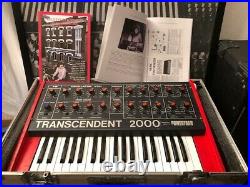 Martin Hannett Joy Division Producer his Red Transcendent 2000 synth in case