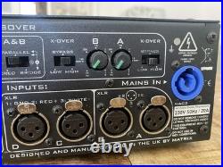 Matrix Amplifier XT6004EQ 2u 4 Channel Amplifier 4x1200w 4ohm Class AB with EQ