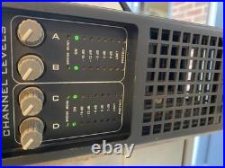 Matrix Amplifier XT6004EQ 2u 4 Channel Amplifier 4x1200w 4ohm Class AB with EQ