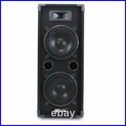 Max 28 Dual 8 inch Passive DJ PA Home Party Karaoke Disco Speaker 800W