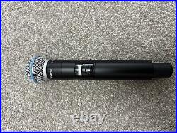 Microphone Shure QLXD4 Wireless Receiver & Shure Beta 58A. High Quality Mic