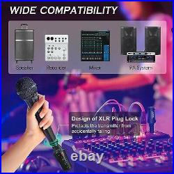 Microphone Wireless System, UHF Wireless XLR Audio Transmitter and XLR Receiver