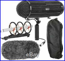 Movo BWS1000 Blimp Wind & Vibration Protection System for Shotgun Microphones