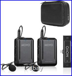 Movo EDGE-UC-DUO Wireless Lavalier Microphone for USB Type C Smartphones