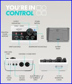 Movo Portable Podcast Equipment Bundle Podcast Kit with Audio and Microphone Movo Portable Podcast Equipment Bundle Podcast Kit with Audio and Microphone