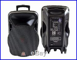 Mr. Dj 15 4000W Bluetooth DSP FM Radio USB Portable PA DJ Speaker & PA Stand