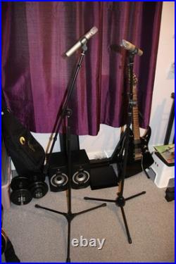 Music Recording Studio Equipment Speakers, stands, microphones, and more