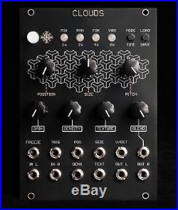Mutable Instruments Clouds Eurorack Granular Synthesizer Module Black/Gold New