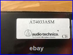 NEW Audio-Technica AT4033 A/SM Cardioid Condenser Microphone + Shock Mount