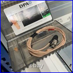 NEW DPA 4061-FM Core 3 Pin Lemo Low Sense Beige Lapel Theatre Microphone