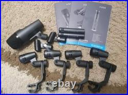 NEW Drum Kit Sennheiser 600 e600 Drum Mic Package with e602 e604 e614 UK