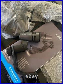 NEW Drum Kit Sennheiser 600 e600 Drum Mic Package with e602 e604 e614 UK Stock