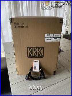 NEW KRK S8.4 Powered Studio Subwoofer 8 Black/Yellow BRAND NEW SEALED