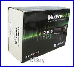 NEW Sound Devices MixPre-3M Portable Audio Recorder USB Interface For Musicians