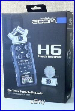 NEW ZOOM H6 Handy Recorder Interchangeable Microphone Linear PCM