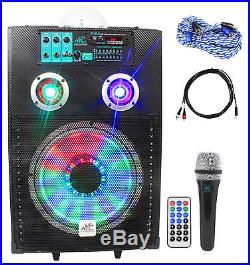 Rockville RKI60 Karaoke Dual Wireless Microphone System For IPhone, IPad, Android, Laptop, TV