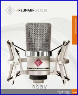 Neumann TLM 102 S-Mall Diaphragm Condenser Microphone Studio Set with Shockmount