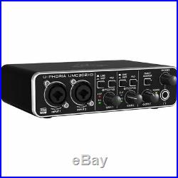 New Behringer U-Phoria UMC202HD Audio Interface Authorized Dealer Best Offer