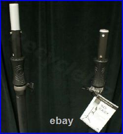 New (Pair) Ultimate Support TS-100B Speaker Stands TS100 (2) Hydraulic Stands