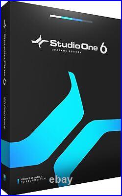 New PreSonus Studio One V. 6 Professional S16 PRO-PRO UPGRADE -(Download Card)