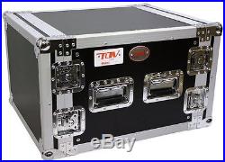 New Pro X T-8RSS 8U Space Vertical DJ 19 Flight Rack Case ATA 300