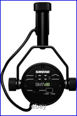 New Shure SM7dB Dynamic Microphone Built In Preamp Streaming Podcast Recording