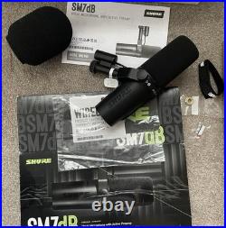 New Shure SM7dB Dynamic Microphone Built In Preamp Streaming Podcast Recording