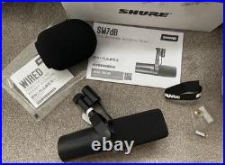 New Shure SM7dB Dynamic Microphone Built In Preamp Streaming Podcast Recording