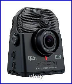 New Zoom Q2N-4K 4K Handy Video Camera with XY Mic Make Offer! Auth. Dealer