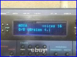 Novation Nova Desktop Synthesizer Sound Module (Please Read Description)