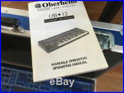 Oberheim OB-12 Synthesizer mit neuem Flight Case, Staubhülle & Anleitung