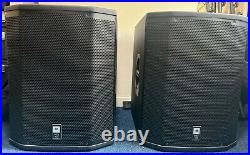 PA SYSTEM. Pair of JBL PRX412 Speakers & PRX418S Subs. Crown Amps. Cases, cables