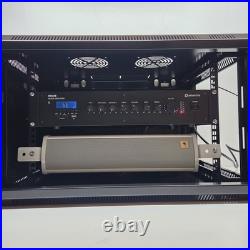 PA System Complete Adastra RM60B 40W Horn Speaker 19 Rack Cabinet Batteries