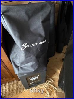 PA system studiomaster direct 121mx with transport bags