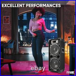 PAIR Max 2x15 3000w Passive DJ BAND KARAOKE PA DISCO Loud Bass Speakers SSC2811