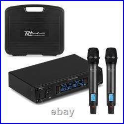 PD220 UHF Dual Handheld Wireless Microphone System 2x80 Channel Best Quality