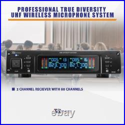 PD220 UHF Dual Handheld Wireless Microphone System 2x80 Channel Best Quality PD220 UHF Dual Handheld Wireless Microphone System 2x80 Channel Best Quality