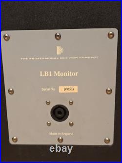 PMC LB1 Passive Studio Speakers Black, Pair