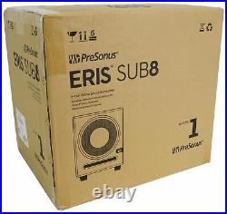 PRESONUS Eris Sub8 8 Active Powered Studio Subwoofer Front Firing Sub