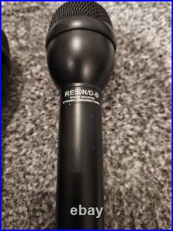 Pair Electro-Voice RE50/B Omnidirectional Dynamic Microphone