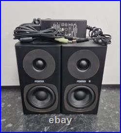 Pair FOSTEX PM0.3 active speakers Good Condition Power and wires