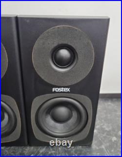 Pair FOSTEX PM0.3 active speakers Good Condition Power and wires