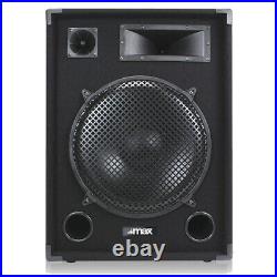 Pair MAX 15 DJ PA DISCO PARTY BAND Mega LOUD BASS 2000w Peak Speakers SSC2790