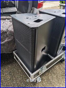 Pair Of Nexo hwpw-pc PS. 15UL PA Speakers DJ club with good flight case active