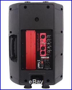 Pair Rockville Power Gig RPG10 10 Powered Active 1200 Watt 2-Way DJ PA Speakers