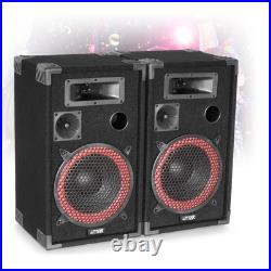 Pair of MAX 10 Speakers + Cables + Skytec Power Amp 600 Watt UK Stock